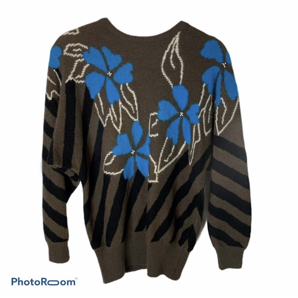 Vintage Jacques Vert Size S Sweater Lambs Wool Angora Rabbit Long Sleeve Women's